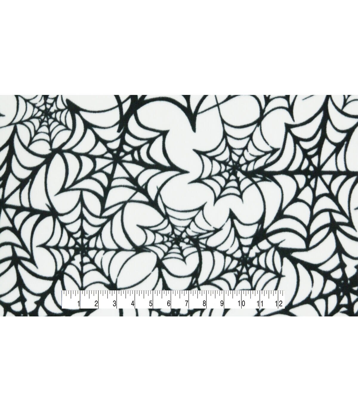 POP! Halloween Webs Lightweight Fleece Fabric