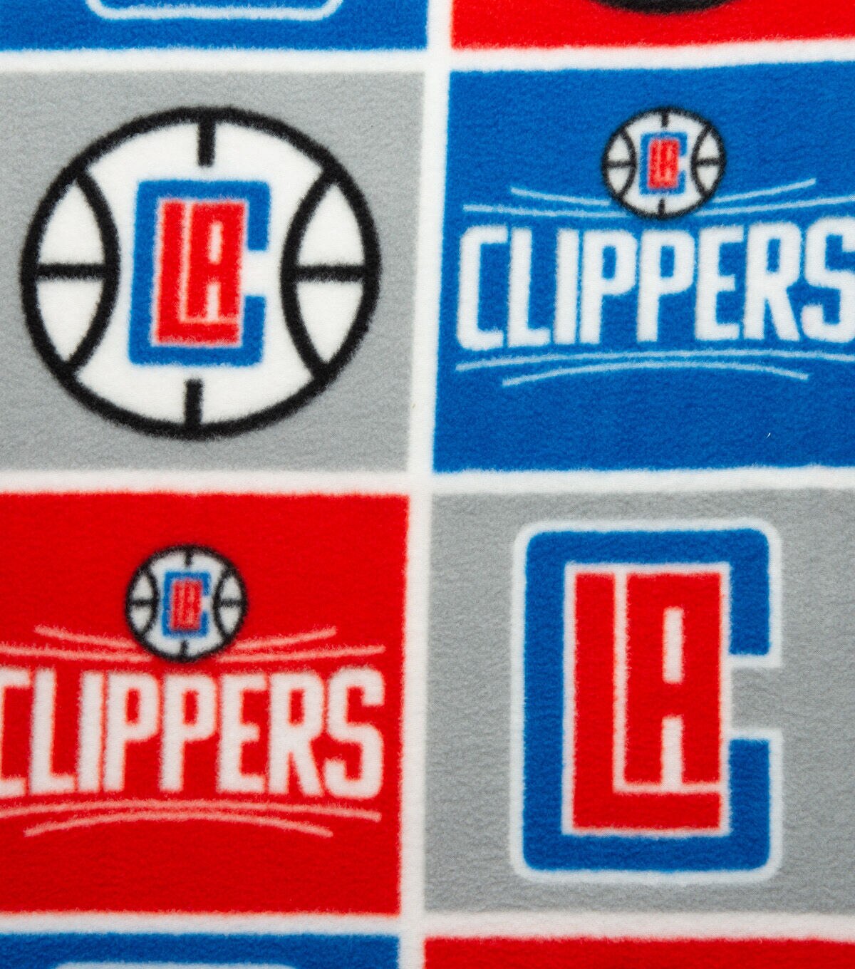 Los Angeles Clippers Fleece Fabric Block