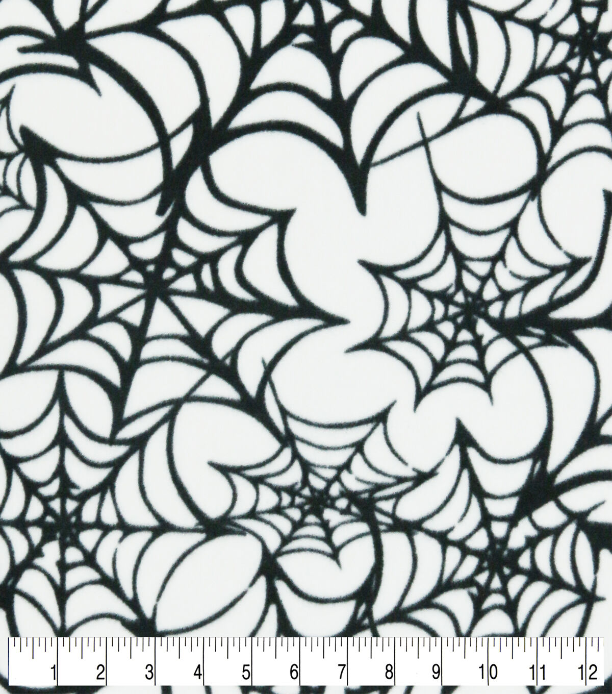 POP! Halloween Webs Lightweight Fleece Fabric