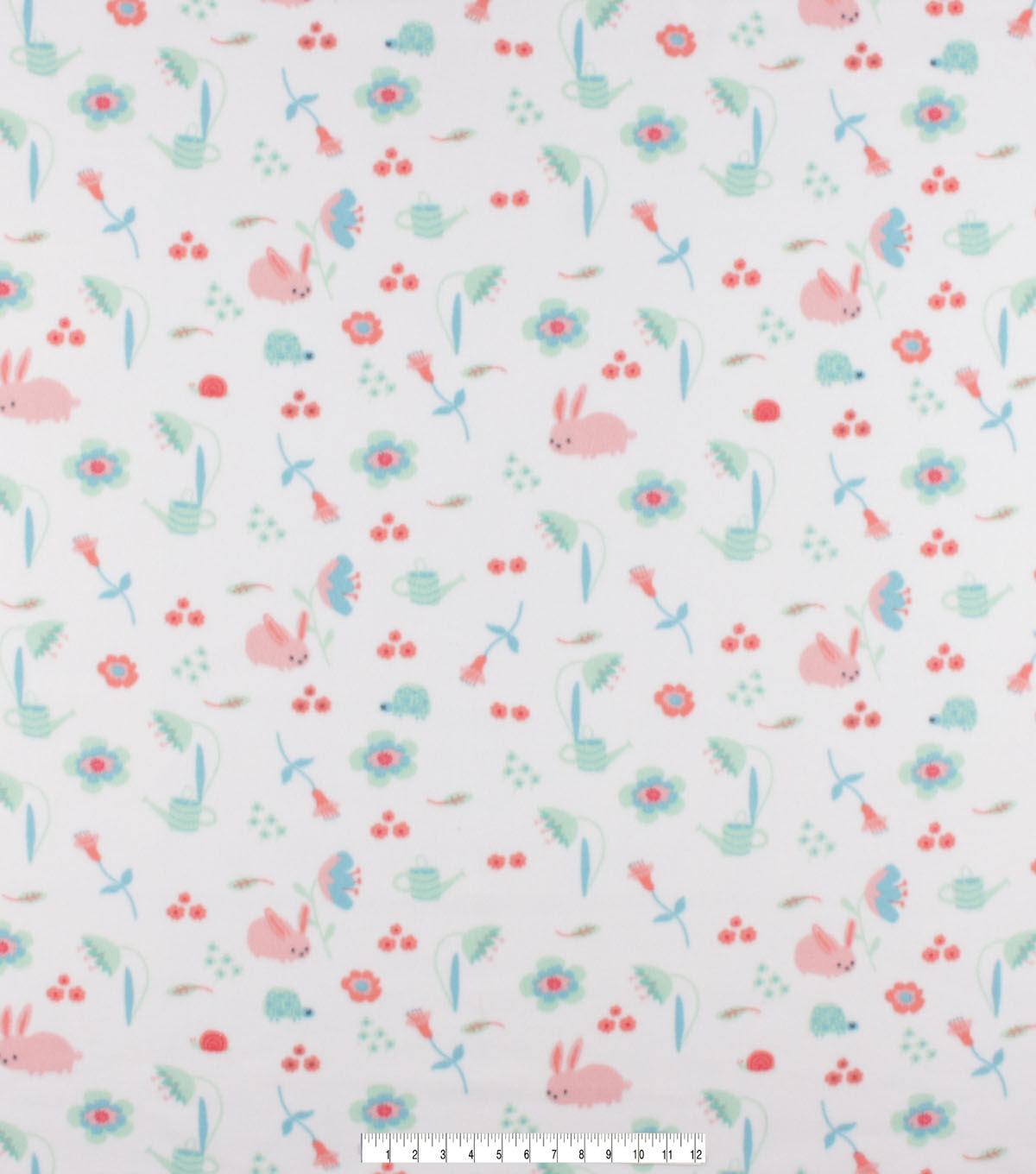 Pink Bunny Blizzard Fleece Fabric