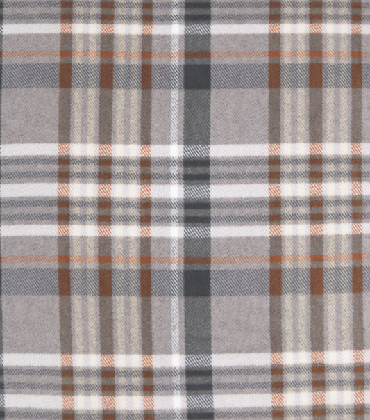 Botanical Plaid Luxe Fleece Fabric
