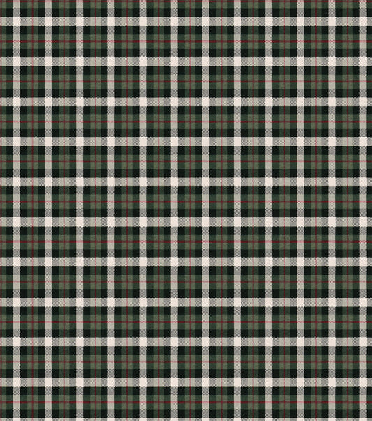 Green Plaid Super Snuggle Christmas Flannel Fabric