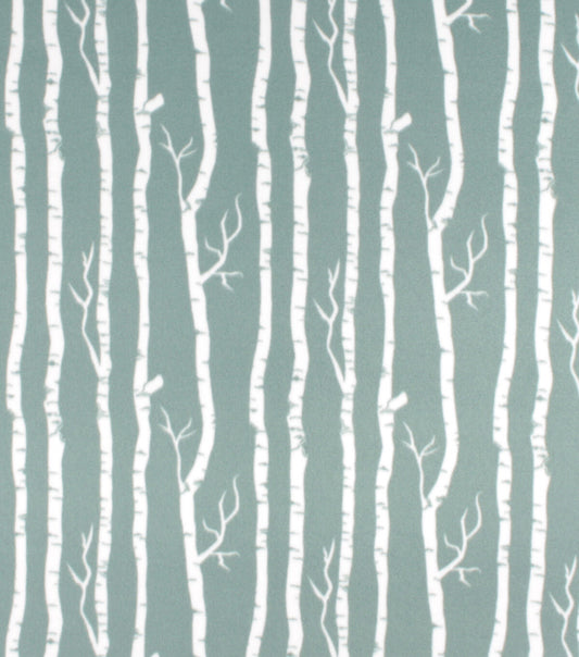 Birch Blizzard Prints Fleece Fabric