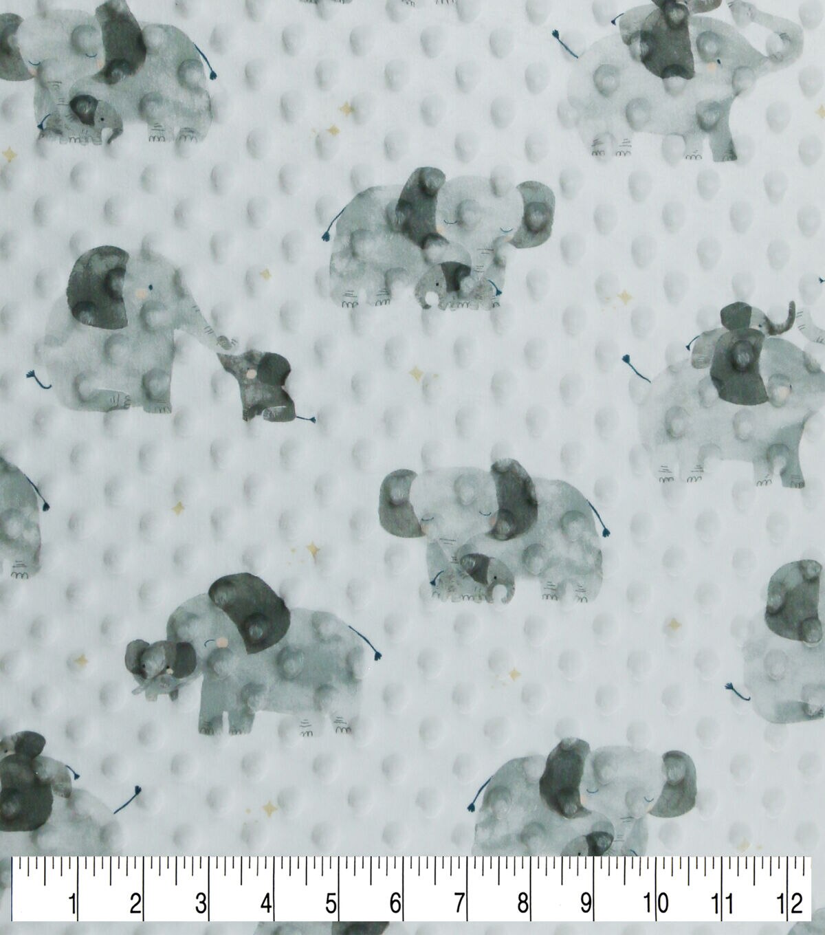 Soft & Minky Elephant Fleece Fabric
